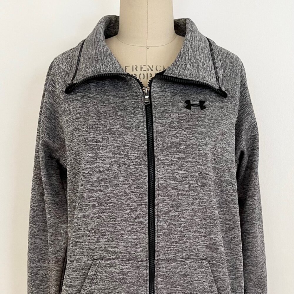 Grey Under Armour Full Zip Sweatshirt
